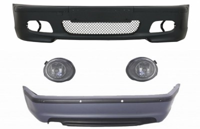 Body Kit Bara fata Bara spate cu PDC BMW Seria 3 E46 4D (1998-2004) si Proiectoare M-technik Design Performance AutoTuning foto