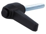 Manetă franceză filet 40mm neagră 50mm