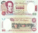 1998 (5 II), 1,000 Bol&iacute;vares (P-76c) - Venezuela - stare UNC