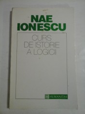 CURS DE ISTORIE A LOGICII - NAE IONESCU