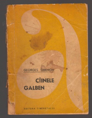 C10699 - CAINELE GALBEN - GEORGES SIMENON foto
