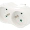 Conector de Alimentare Splitter 250V 16A Alb