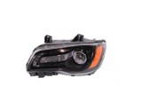 Far CHRYSLER 300, 04.2011-2014, partea Stanga, Taiwan, cu &amp;quot;lumina timp de zi&amp;quot; tip LED; Tip=USA; HiR2+PSY24W; manual; negru; halogen