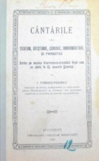 CANTARILE DELA TEDEUM , SFESTANIE , CUNUNIE , INMORMANTARE SI PARASTAS - J . POPESCU - PASAREA foto