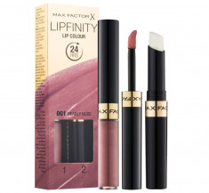 Ruj de buze rezistent la transfer Max Factor Lipfinity 001 Pearly Nude 2.3 ml + 1.9 g foto