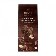 Trufe vegane cu ciocolata si alune 10 bucati, 100g, Nouri
