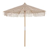 Parasol de grădină din lemn Martos 250 cm bej