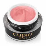 Gel pentru tehnica fara pilire - Make-Up Fiber Shimmer Caramel 15 ml, Cupio