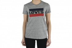 Tricou Levi&amp;#039;s The Perfect Graphic Tee 173690303 gri foto