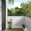 Paravan de balcon gri deschis 90x400 cm 100% poliester oxford GartenMobel Dekor, vidaXL