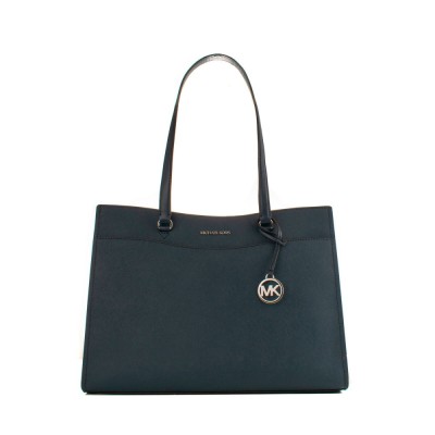 Geanta de umar Michael Kors 35F4STVT9L-NAVY Albastru 37 x 28 x 12 cm foto