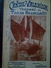 Traian Anghelovici - Cantul Valurilor (semnata) (Editia: 1930) foto