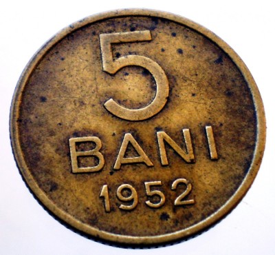 7.114 ROMANIA RPR 5 BANI 1952 foto