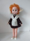 Papusa vintage din URSS anii 80, 42cm inaltime, hainele originale, stare foarte buna
