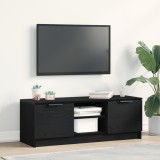 VidaXL Dulap TV, stejar negru, 102x35x36,5 cm, lemn prelucrat