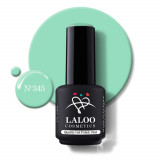 &Nu;&omicron;.345 Aquamarine | Laloo gel polish 15ml, Laloo Cosmetics