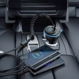 Modulator FM Auto 2 &icirc;n 1 cu &Icirc;ncărcare USB și Bluetooth, CMCLASS