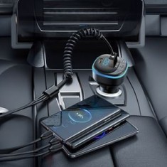 Modulator FM Auto 2 &icirc;n 1 cu &Icirc;ncărcare USB și Bluetooth, CMCLASS