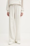 New Era pantaloni de trening culoarea gri, melanj, 60596483