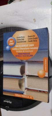 LIMBA SI LITERATURA ROMANA MODELE DE REZOLVARE BACALAUREAT BORZA ERDEI GRAUR DIN foto