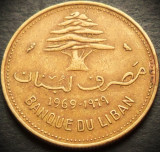 Cumpara ieftin Moneda exotica 10 PIASTRES - LIBAN, anul 1969 * cod 5131 B = excelenta, Asia