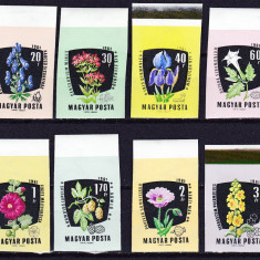 DB1 Flora Plante Medicinale Flori Ungaria 1961 8 v. NDT MNH