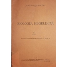 BIOLOGIA HEGELIANA