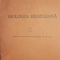 BIOLOGIA HEGELIANA