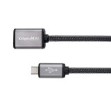 Cablu Kruger&amp;Matz Prelungitor USB-Micro USB 1 m