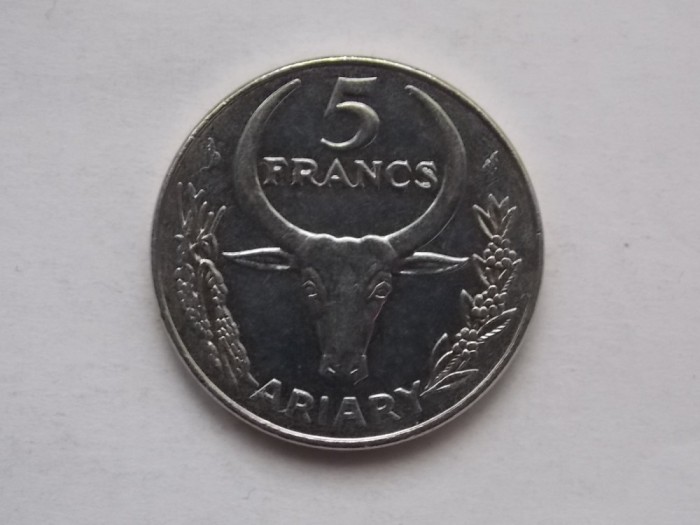 5 FRANCS 1988 MADAGASCAR