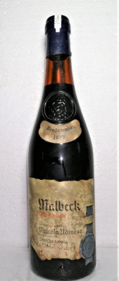 R 32, VIN ROSU MNALBECK, VINICOLA UDINESE, Recoltare 1977 CL 72 GR 12,7 foto