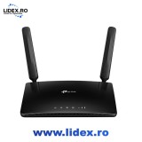 Router Wireless 4G LTE TP-LINK TL-MR150, Single-Band 300 Mbps, Micro SIM, negru