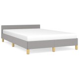 Cumpara ieftin Cadru de pat fara saltea, gri deschis, 120x200 cm, textil