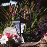 Lampa solara LED - felinar - 80 cm - negru - alb rece Best CarHome, Garden Of Eden