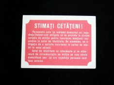 C9 1 - 1978 - Calendar de buzunar - Militia - serviciul evidenta populatiei