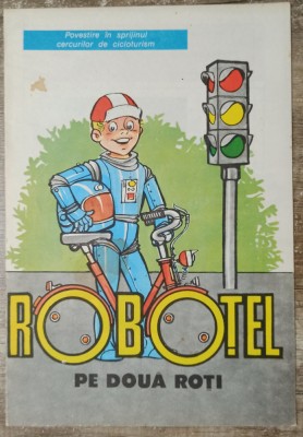 Robotel pe doua roti// ilustratii Puiu Manu foto