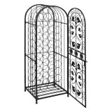 Cumpara ieftin Suport sticle de vin pentru 45 de sticle, metal