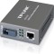 MEDIA CONVERTOR TP-LINK RJ45 10/100M la fibra SC single-mode 100M, Full-duplex, Tx:1550nm, Rx:1310nm, pana la 20Km, montabil in sasiu &quot;MC111CS&quot;