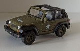 Macheta Jeep Wrangler Rubicon 2007 US Army - Welly 1/36, 1:32