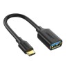 CABLU ADAPTOR Ugreen OTG, &quot;US154&quot;, USB 3.0(M) la USB Type-C(T), 5Gbps, lungime 15cm, PVC, negru &quot;30701&quot; (timbru verde 0.08 lei) - 6957303837014