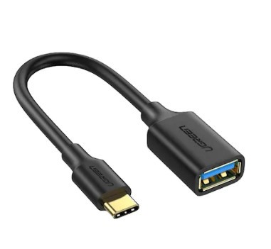 CABLU ADAPTOR Ugreen OTG, &amp;quot;US154&amp;quot;, USB 3.0(M) la USB Type-C(T), 5Gbps, lungime 15cm, PVC, negru &amp;quot;30701&amp;quot; (timbru verde 0.08 lei) - 6957303837014 foto