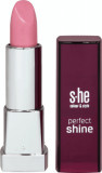 She colour&amp;style Perfect Shine Ruj de buze N. 330/105, 5 g