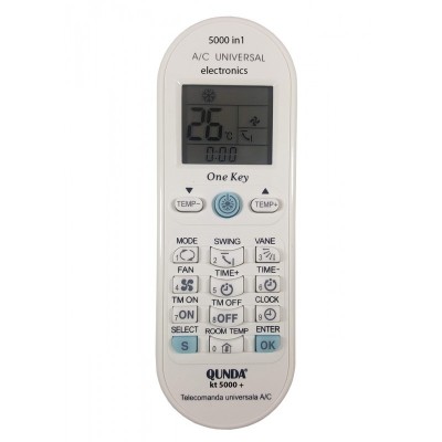 Telecomanda Universala Pentru Aparat De Aer Conditionat , Qunda 5000+ Coduri in 1 foto