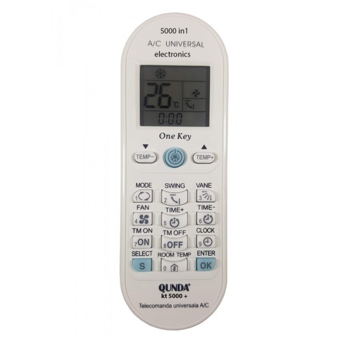Telecomanda Universala Pentru Aparat De Aer Conditionat , Qunda 5000+ Coduri in 1