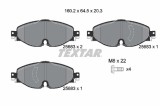 TEXTAR 2568303 Q+ set placute frana,frana disc