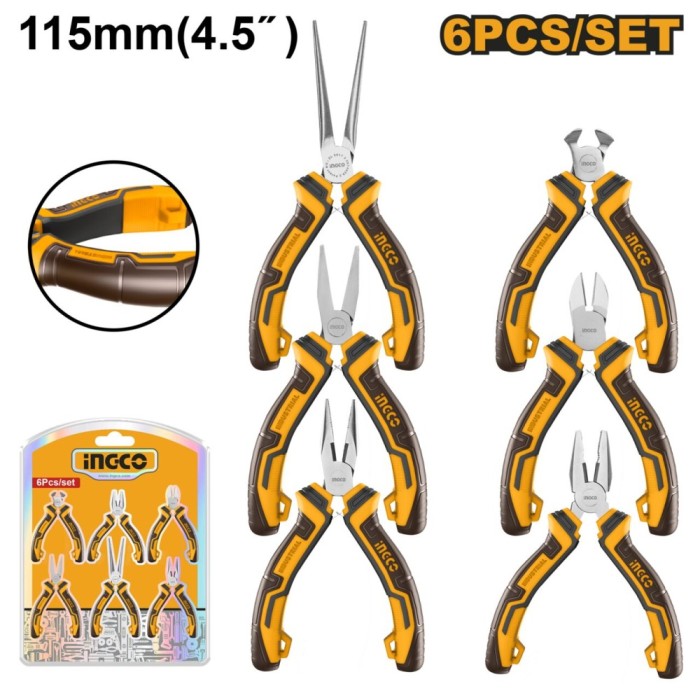 Set 6 mini patenti - Ingco HMPS06115