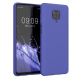 Husa Kwmobile pentru Xiaomi Redmi Note 9S/Redmi Note 9 Pro/Redmi Note 9 Pro Max, Silicon, Albastru, 52140.234, Carcasa