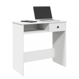 Gossi birou, alb, 80 x 40 x 75 cm, pal