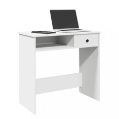 vidaXL Birou, alb, 80 x 40 x 75 cm, PAL