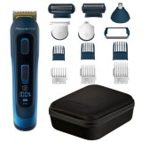 Aparat de tuns parul si barba Rowenta Selectium 14 in 1 TN9460F4, 6 piepteni reglabili, 32 de setari, accesoriu ras barba si parul corporal, accesoriu